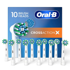 Oral-B Crossaction X Replacement Brush Heads (10 Count)Made in Germany