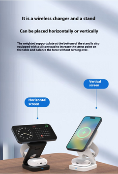 3-in-1 Foldable Wireless Charging Stand