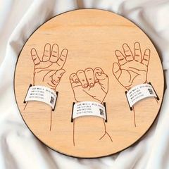 Personalized Baby Wooden Plaque