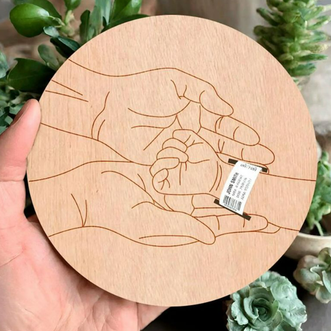 Personalized Baby Wooden Plaque