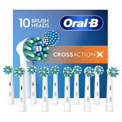 Oral-B Crossaction X Replacement Brush Heads (10 Count)Made in Germany