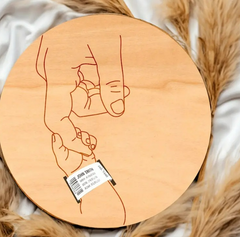Personalized Baby Wooden Plaque