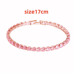 4.0 Zircon Tennis Bracelet – Sparkling Gift for Her