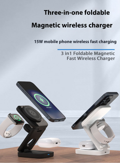 3-in-1 Foldable Wireless Charging Stand